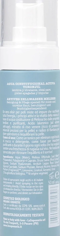 Acqua Attiva Lenitiva Melissa, 50 ml