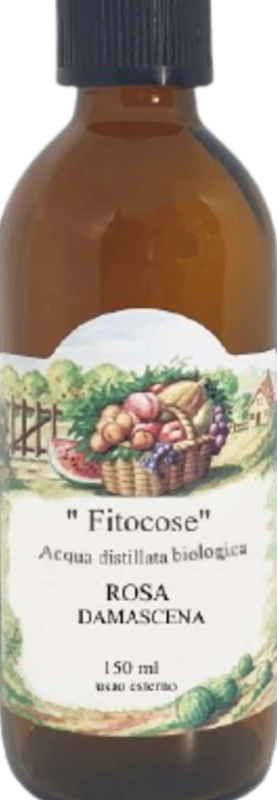 Acqua Distillata Biologica alla Rosa Damascena, 150 ml