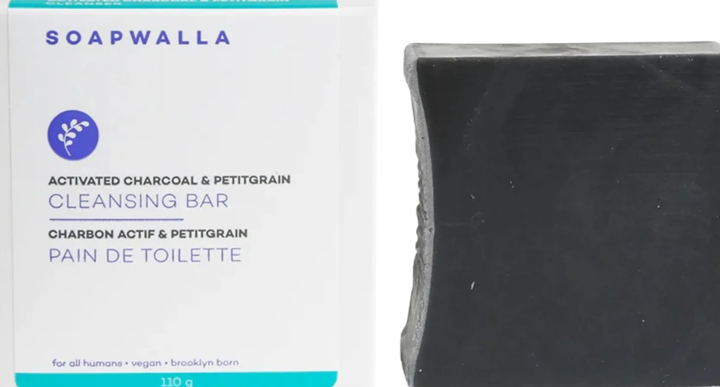 Activated Charcoal & Petitgrain Soap Bar, 110 g