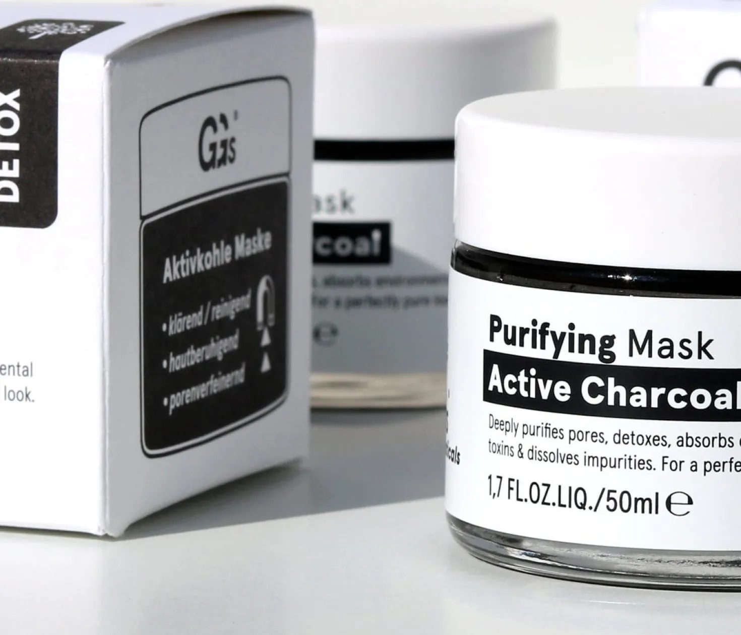 Active Charcoal Purifying Mask, 50 ml