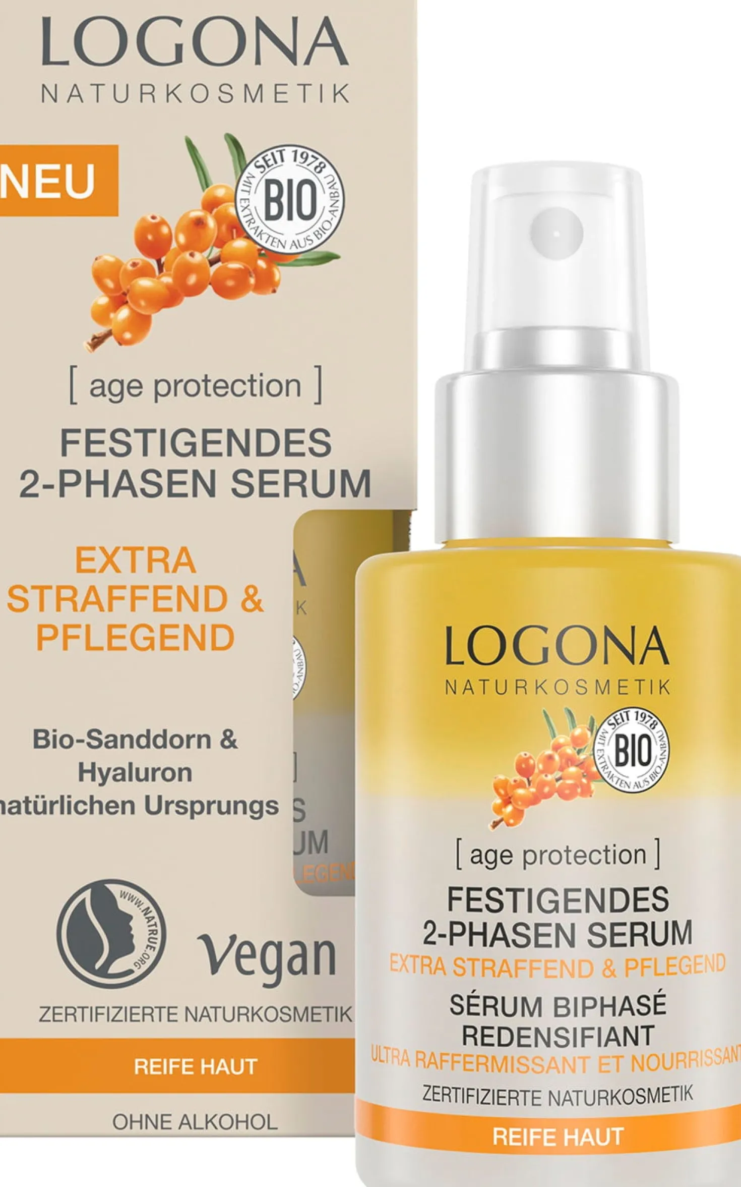 Age Protection Siero Bifasico Extra Rassodante e Nutriente, 30 ml