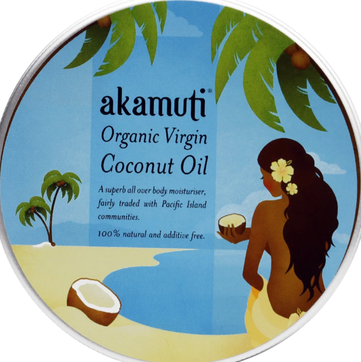 Akamuti Organic Fairtrade Coconut Oil, 175 g