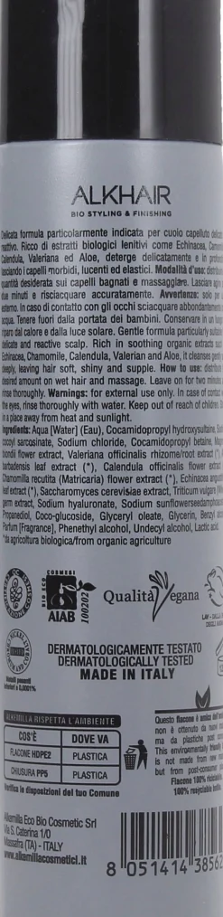 ALKHAIR Shampoo Lenitivo, 250 ml