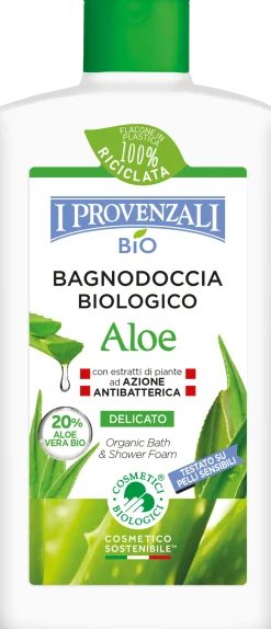 Aloe Bagnoschiuma Biologico, 400 ml