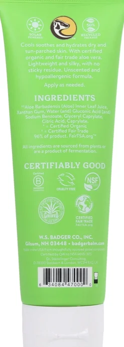 Aloe Vera Gel, 118 ml