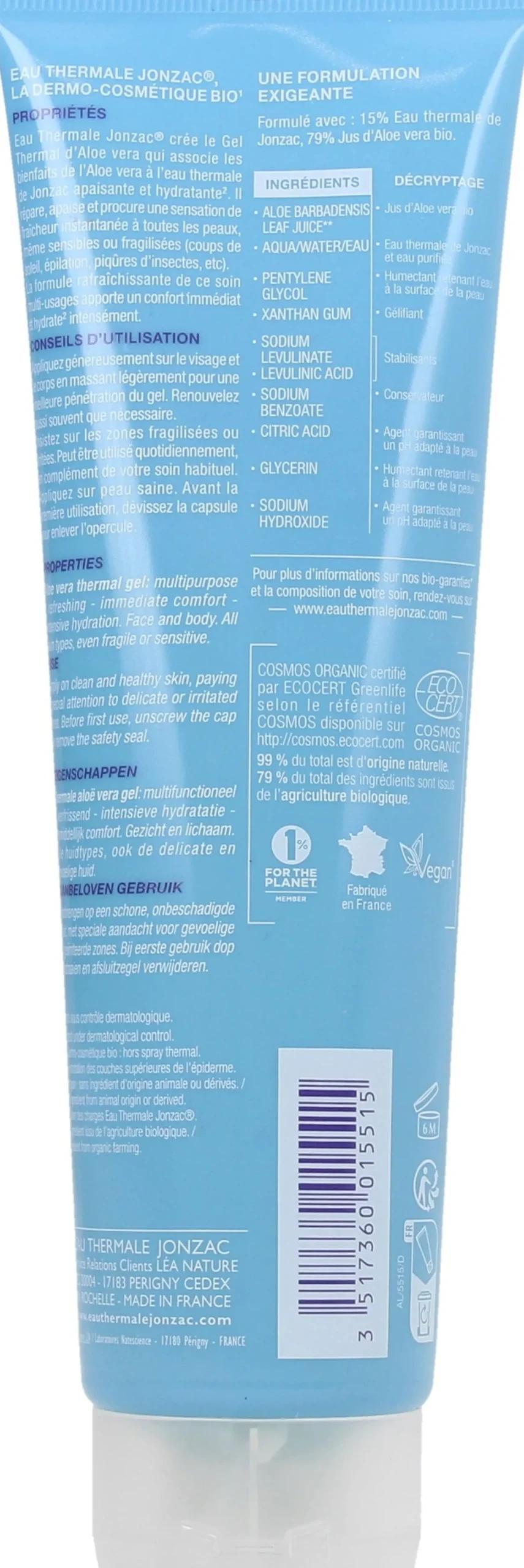Aloe Vera Thermal Gel, 150 ml