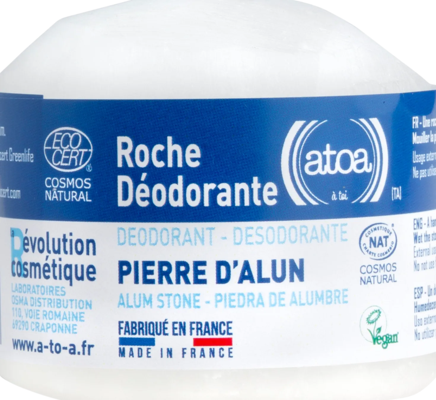 Alum Stone Block Deodorant, 150 g