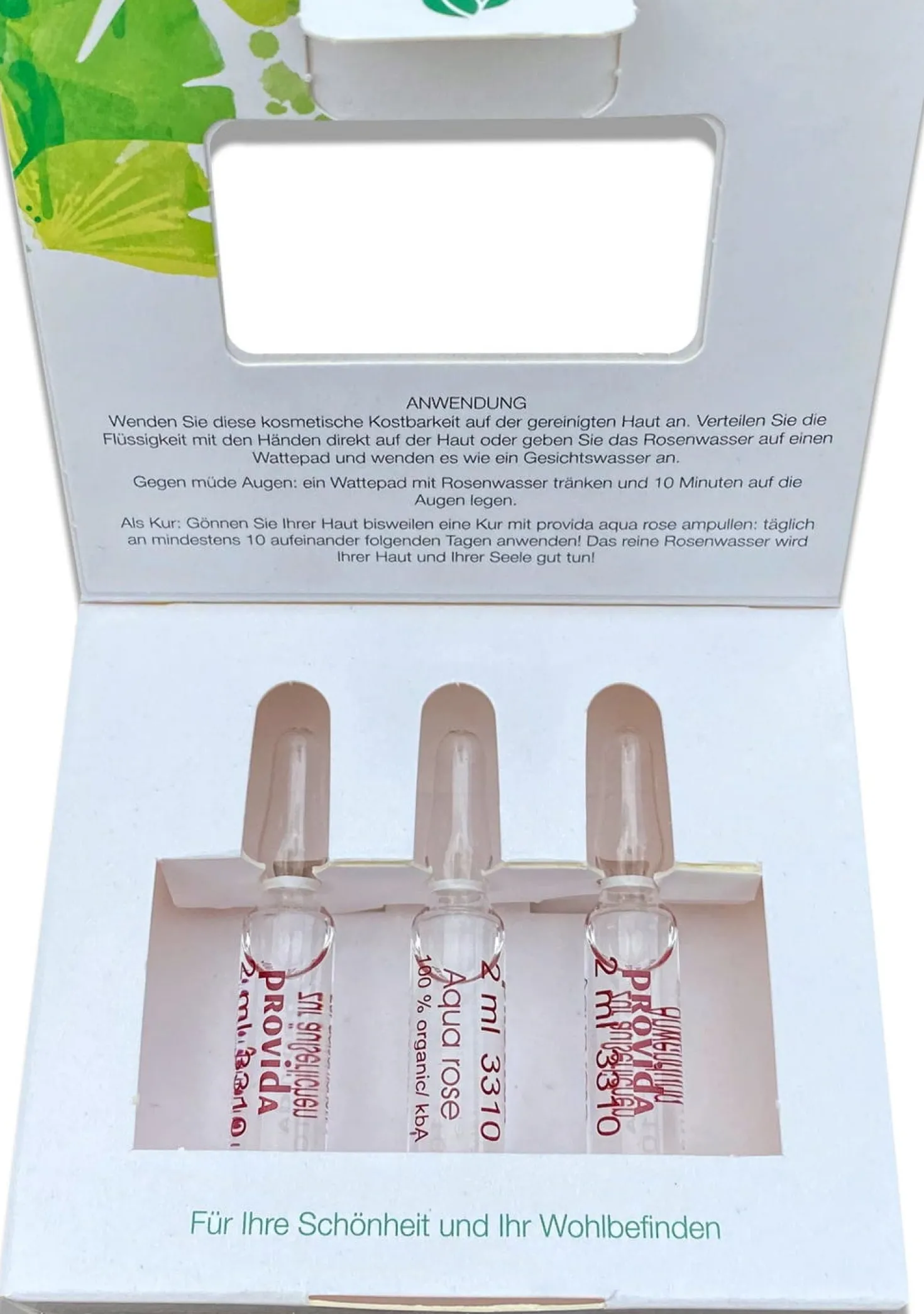 Ampulle Idrolato Aqua Rose, 3 x 2 ml (6 ml)