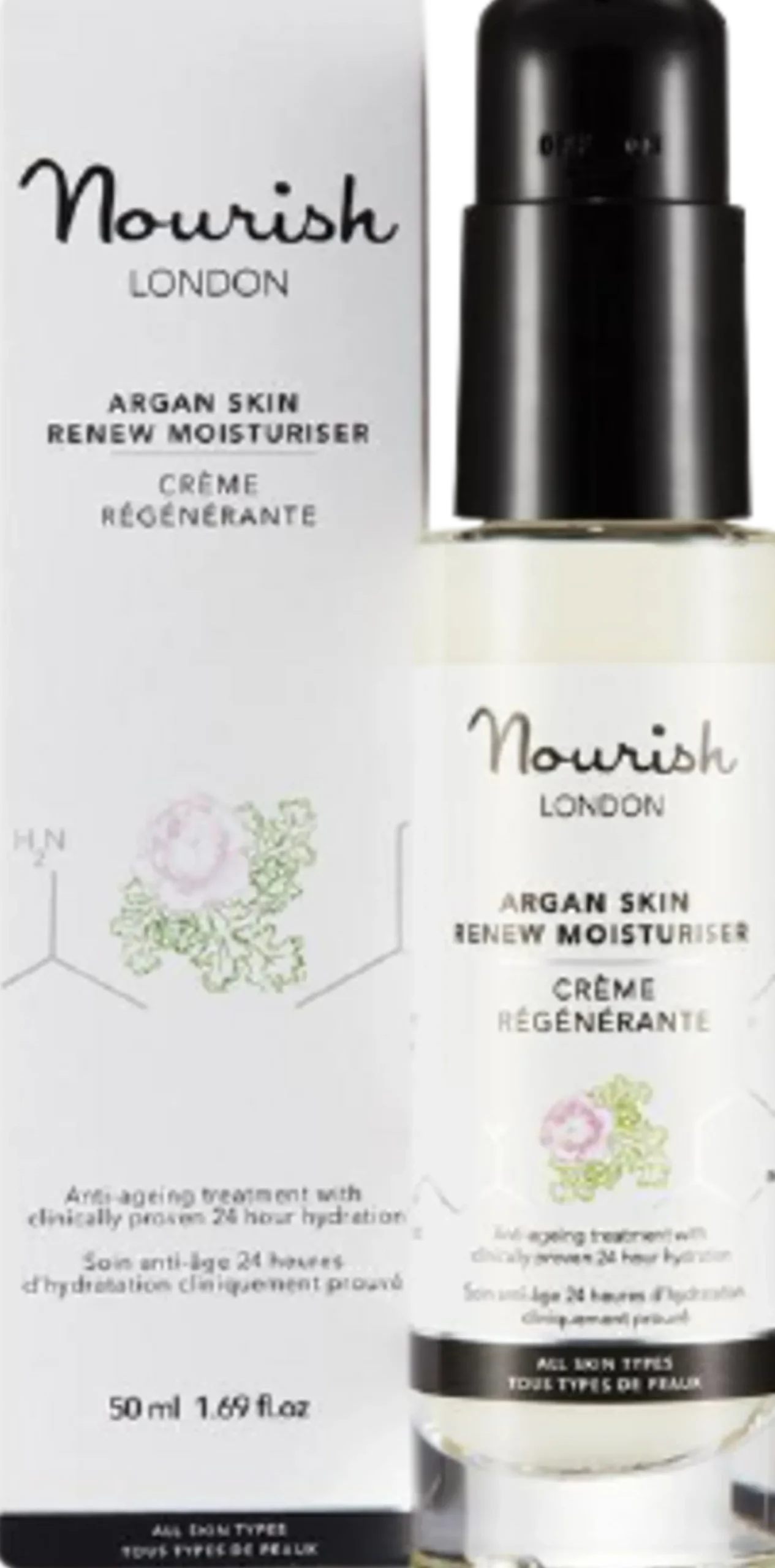 Argan Skin Renew Moisturiser, 50 ml