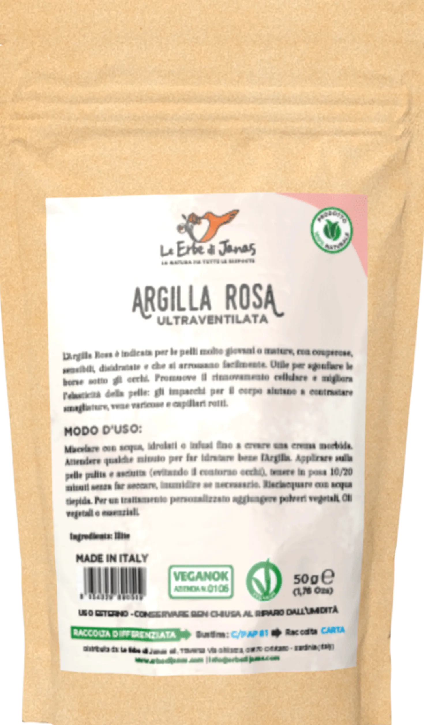 Argilla Rosa, 50 g