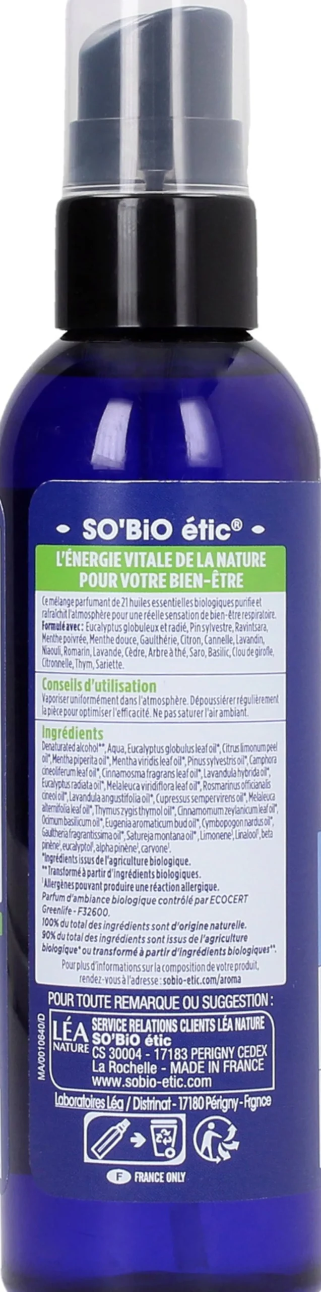 AROMA - Spray per Ambienti "Purifiant Respiratoire", 200 ml