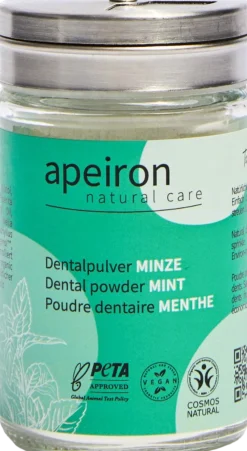 Auromère - Dentifricio in Polvere, Menta, 40 g