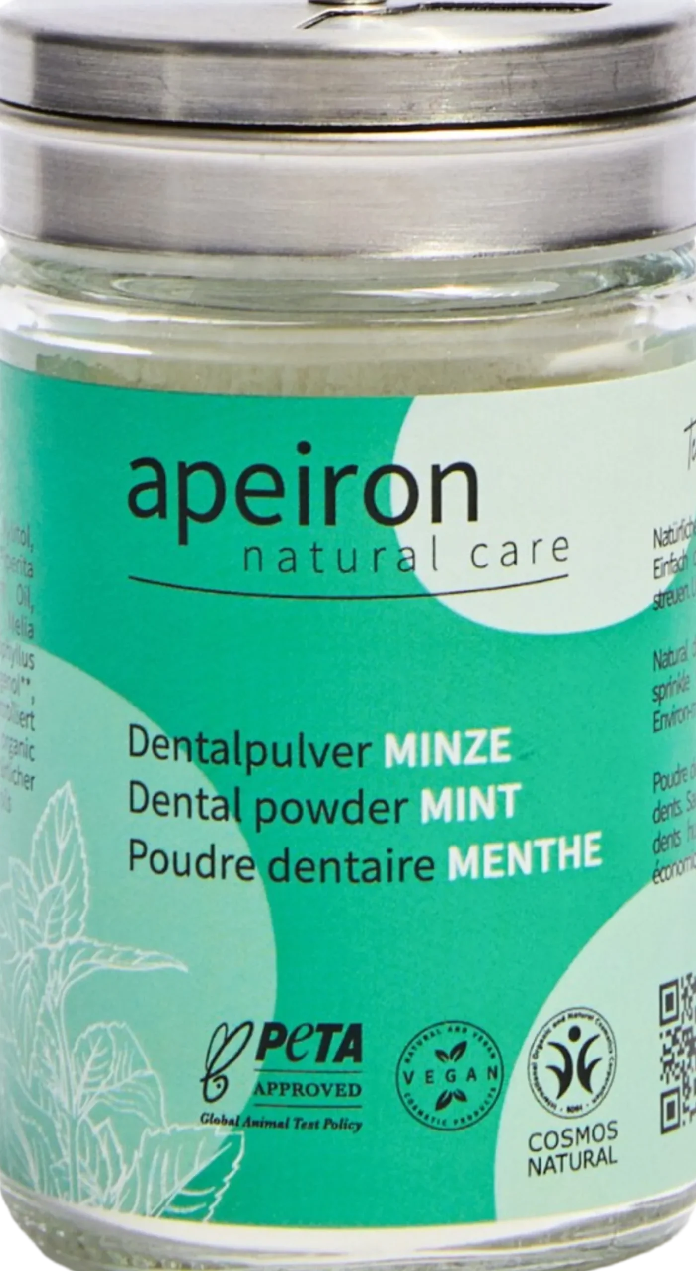 Auromère - Dentifricio in Polvere, Menta, 40 g