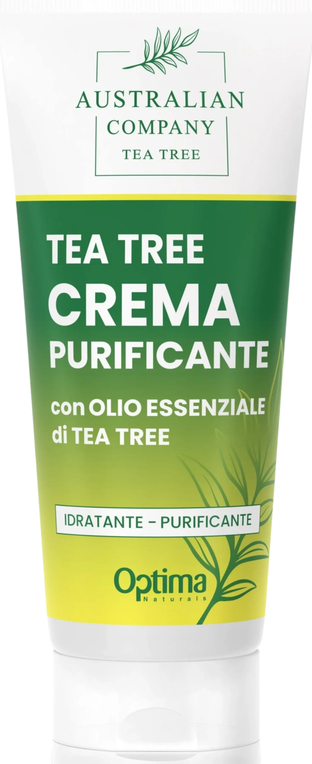 Australian Company Crema Purificante con Olio Essenziale di Tea Tree, 100 ml
