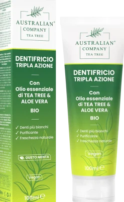 Australian Company Dentifricio Tripla Azione, 100 ml