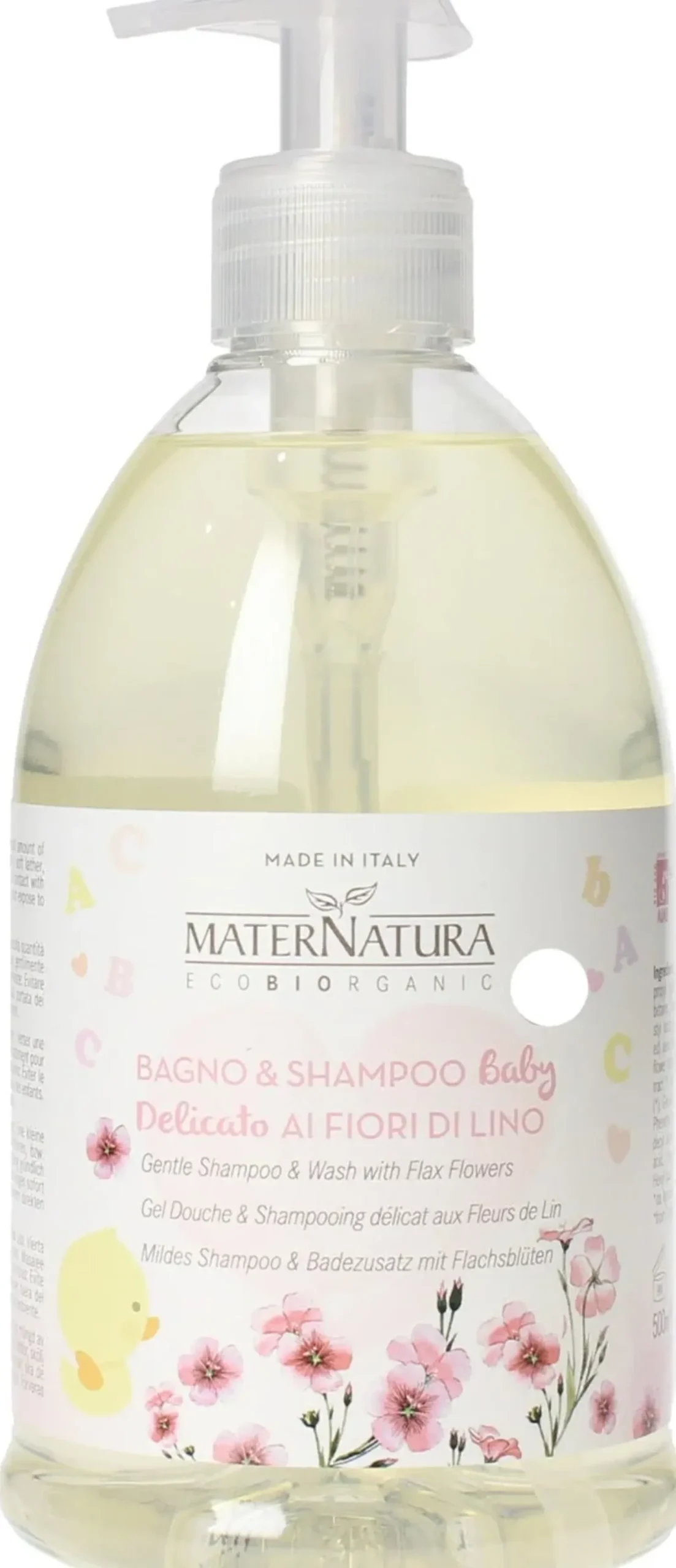 BABY Bagno & Shampoo Delicato ai Fiori di Lino, 500 ml