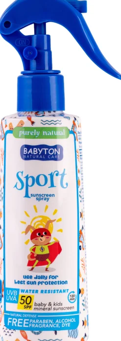 Baby & Kids Mineral Sport Sunscreen Spray SPF50, 200 ml
