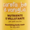 Bagno Doccia Nutriente e Vellutante - Carota e Vaniglia, 200 ml