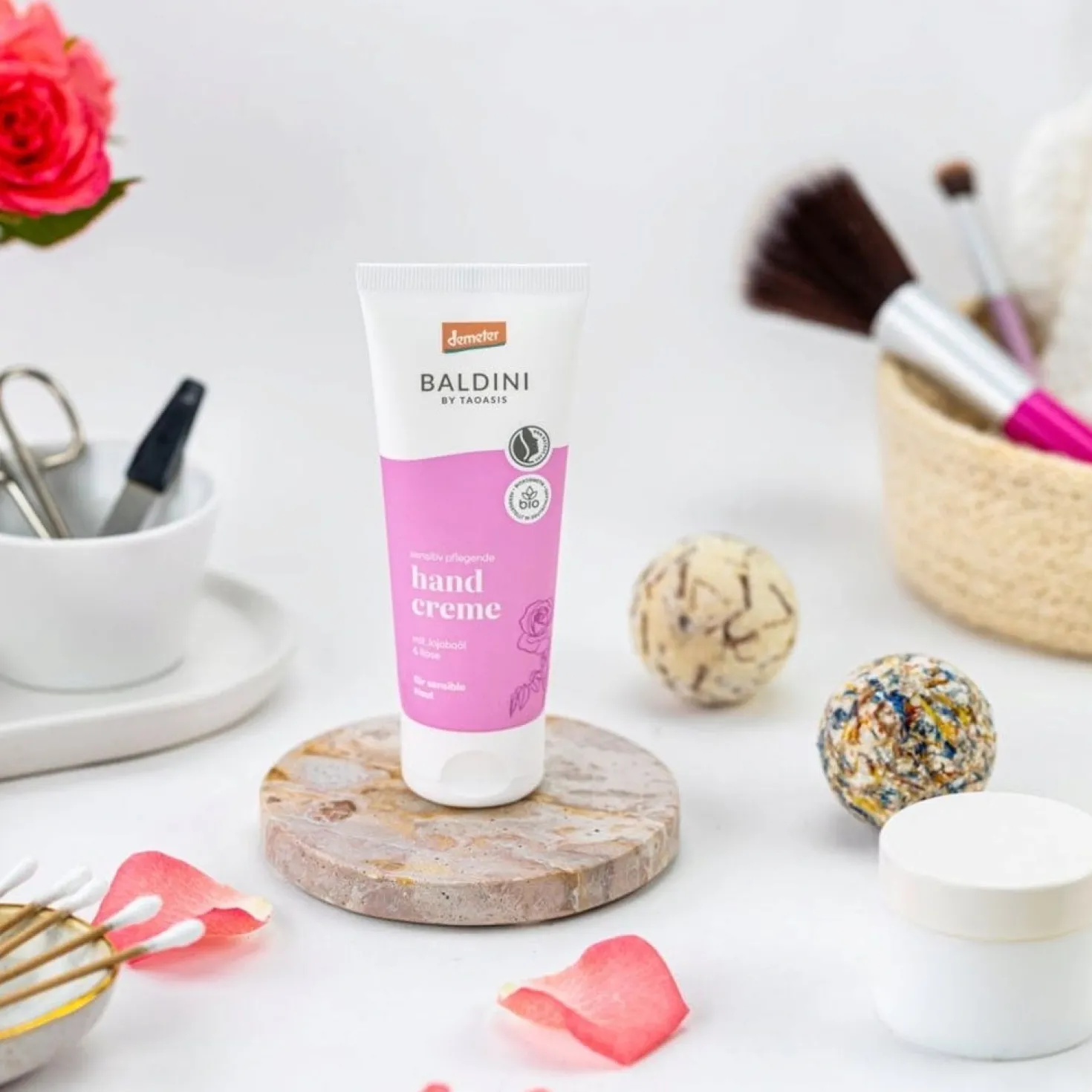 Baldini Crema Mani alla Rosa, 75 ml