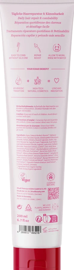 Balsamo Ayurvedico per Capelli - Repair Rose Revolution, 200 ml