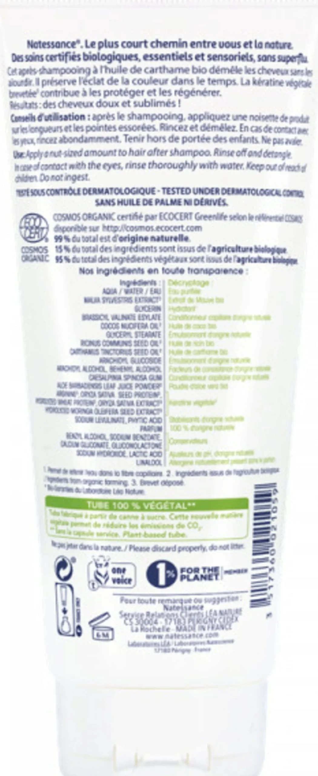 Balsamo Color Cartamo & Cheratina, 200 ml