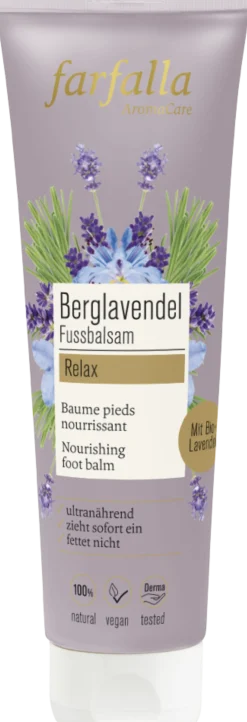 Balsamo Piedi Rilassante alla Lavanda di Montagna, 75 ml