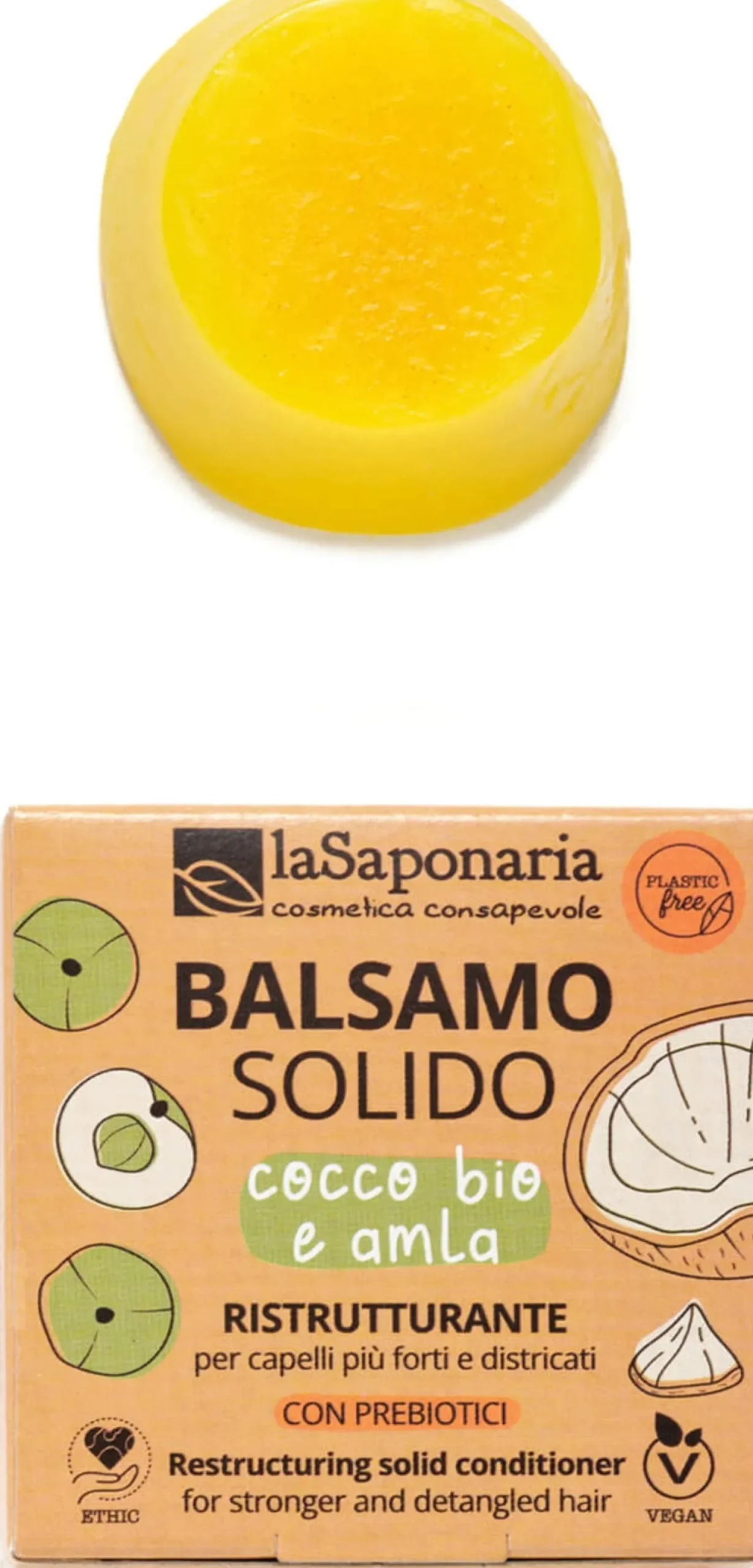 Balsamo Solido Ristrutturante e Nutriente FORZA, 40 g