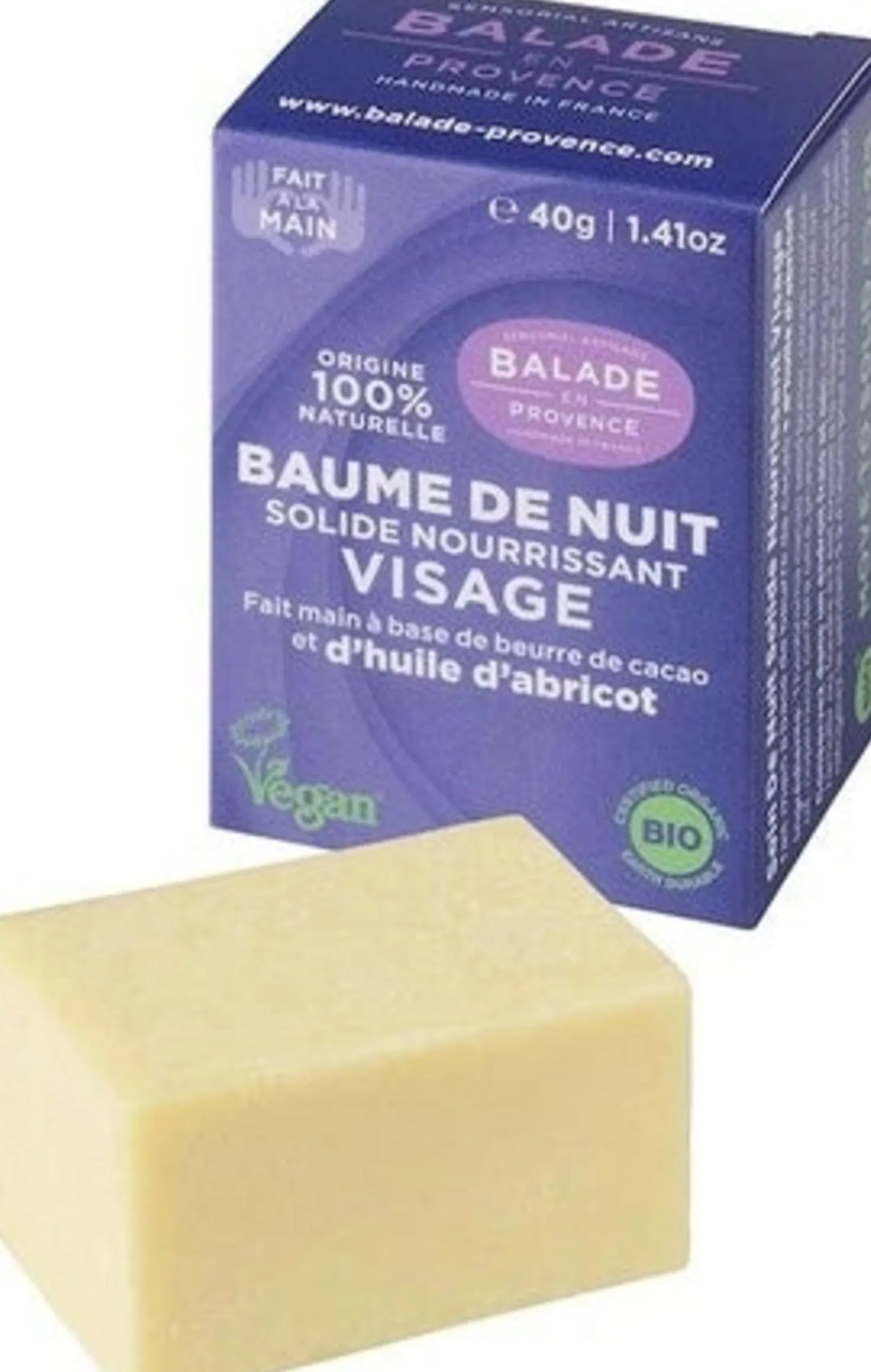 Balsamo Viso Notte Solido, 32 g
