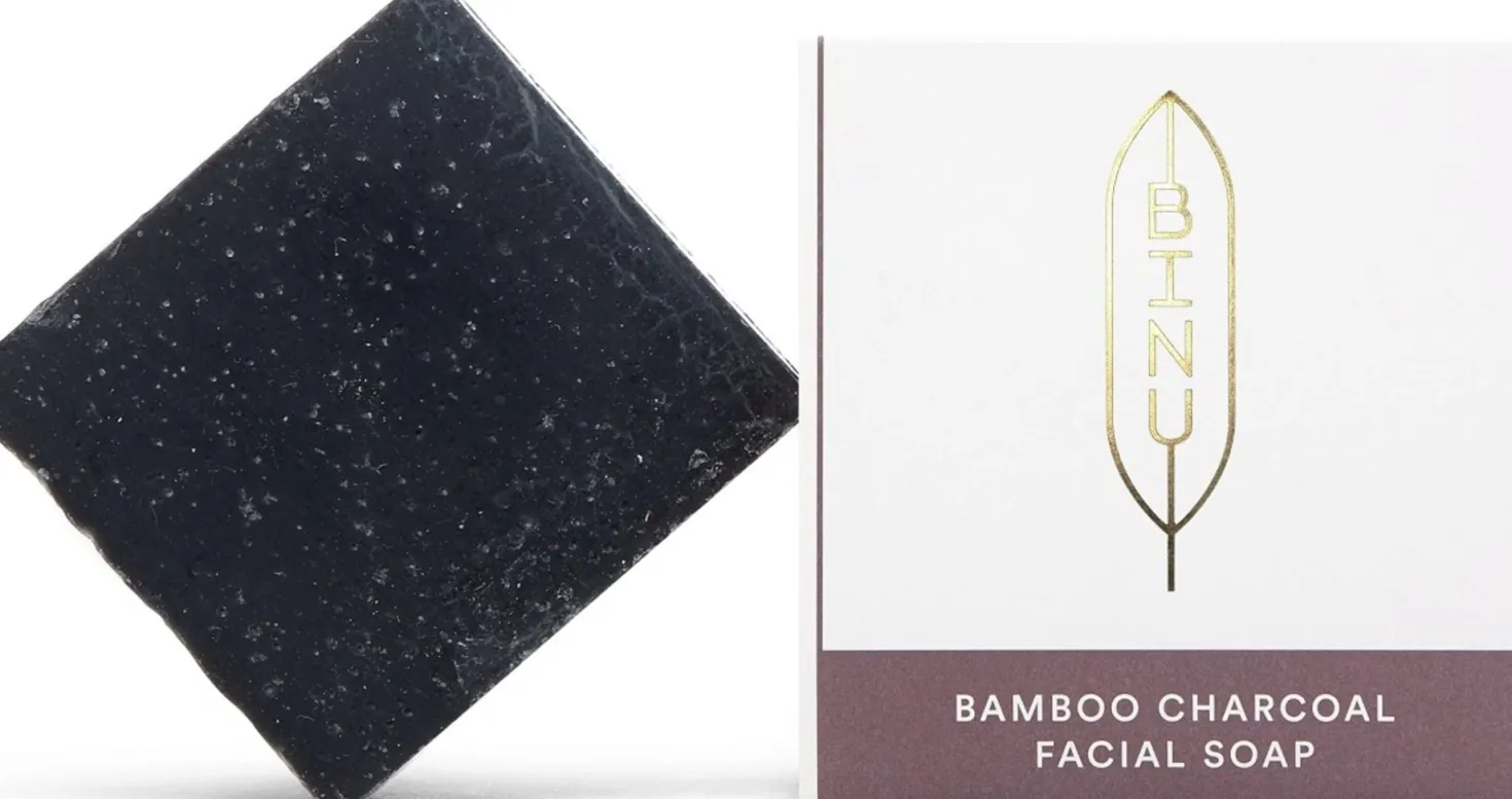 Bamboo Charcoal Facial Soap, 100 g