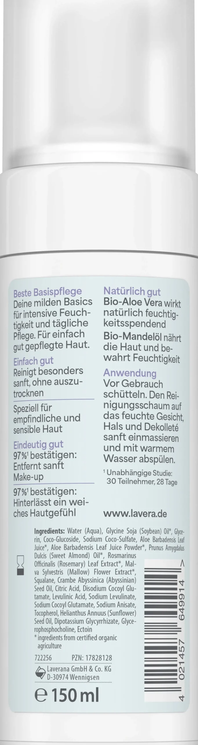 basis sensitiv - Schiuma Detergente, 150 ml