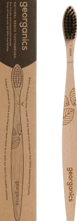 Beechwood Toothbrush Charcoal