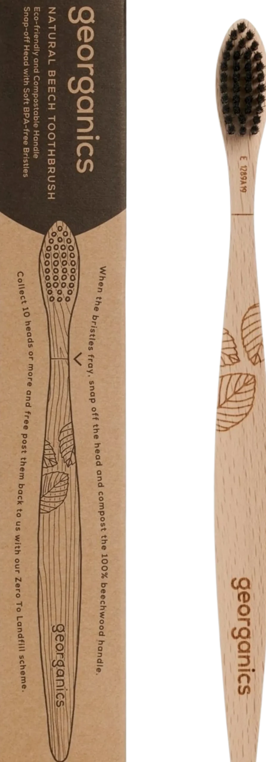 Beechwood Toothbrush Charcoal
