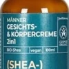 benecosBIO Crema Viso e Corpo 2in1 Uomo al Burro di Karitè Bio, 100 ml