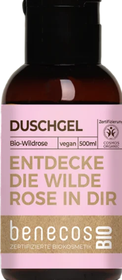 benecosBIO Gel Doccia alla Rosa Canina Bio, 50 ml