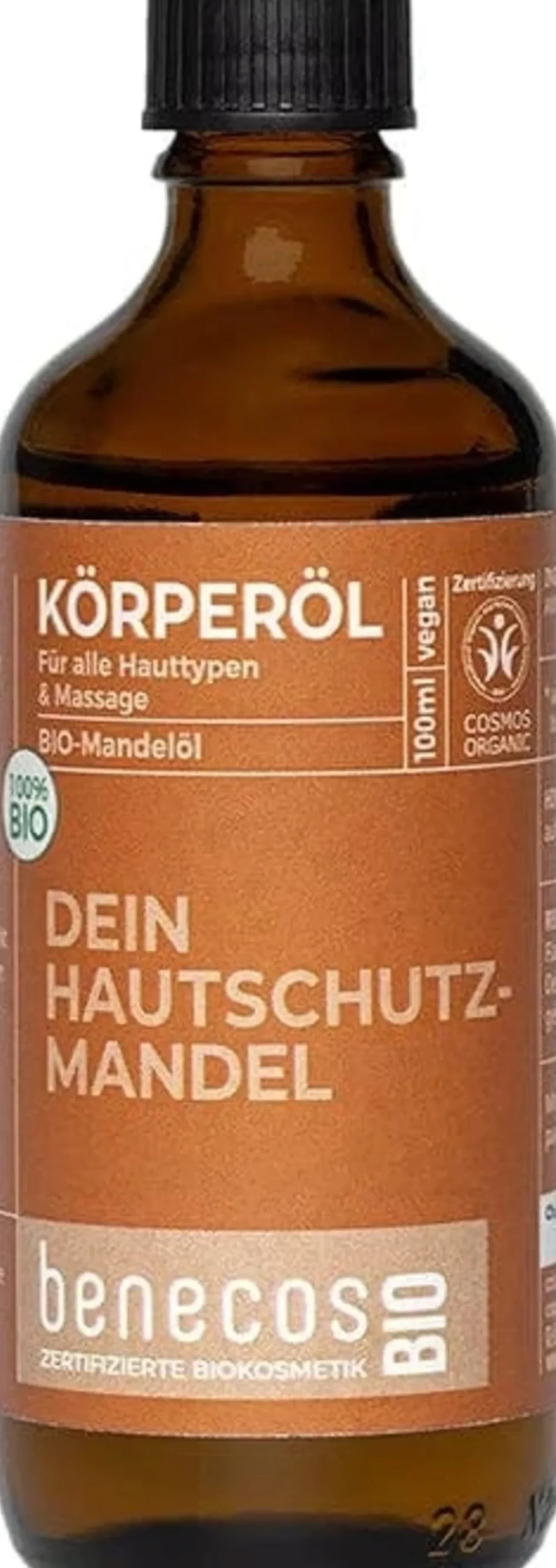 benecosBIO Olio Corpo alla Mandorla Bio, 100 ml