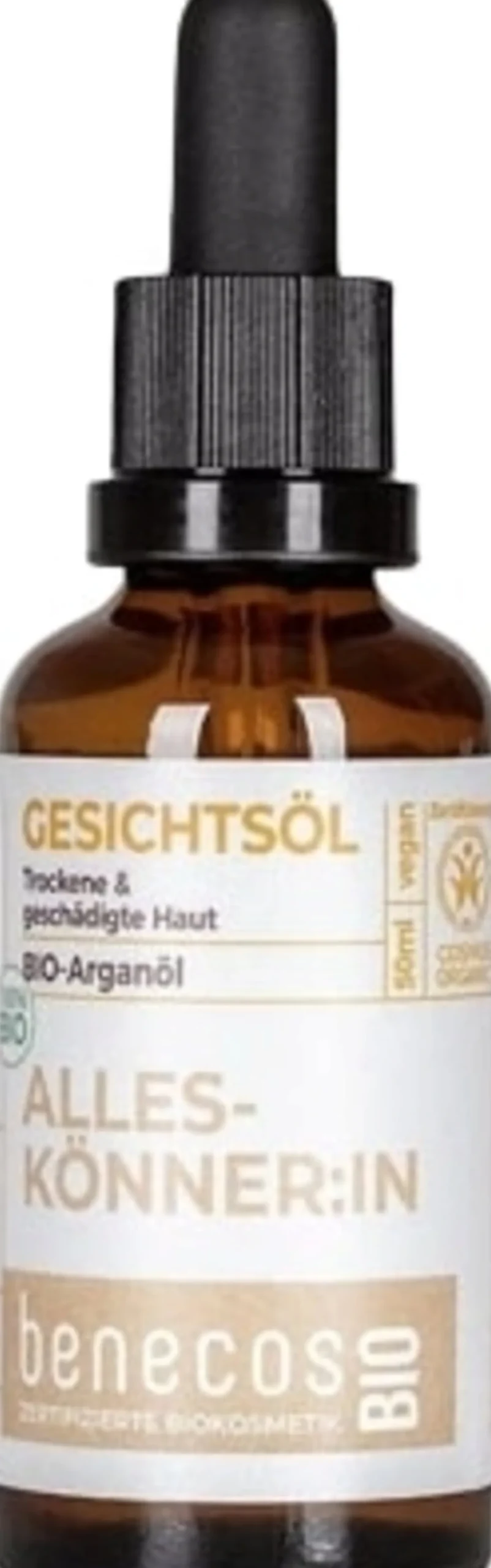 benecosBIO Olio Viso all'Olio di Argan Bio, 50 ml