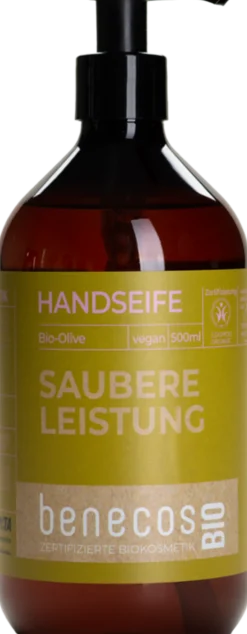 benecosBIO Sapone Mani con Olio di Oliva Bio, 500 ml