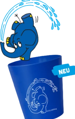 Bicchiere Portaspazzolino Elefante, Elefante