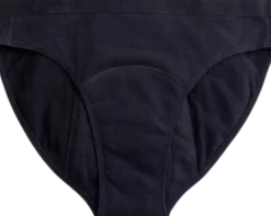 Bikini - Mutandine Mestruali Nere - Flusso Abbondante, M