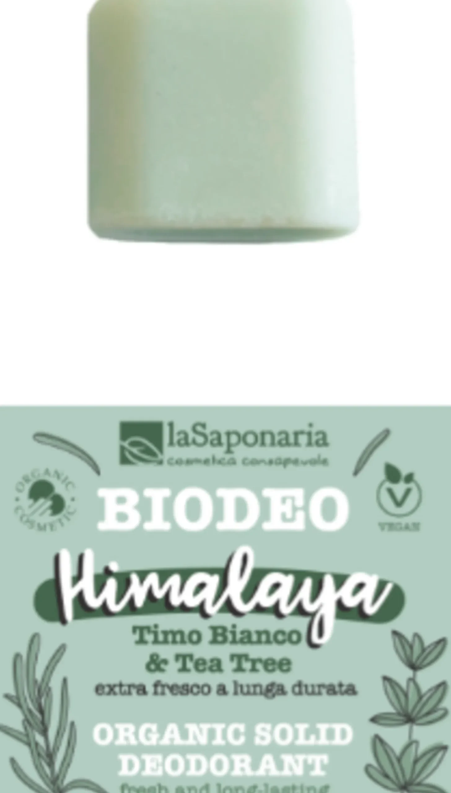BIODEO Deodorante Solido Himalaya, 40 ml
