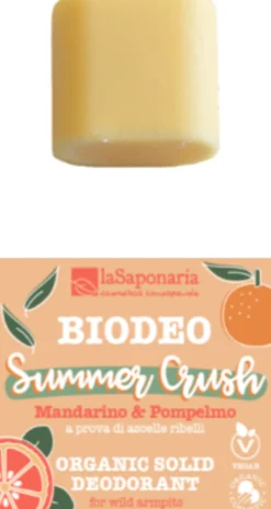 BIODEO Deodorante Solido Summer Crush, 40 ml