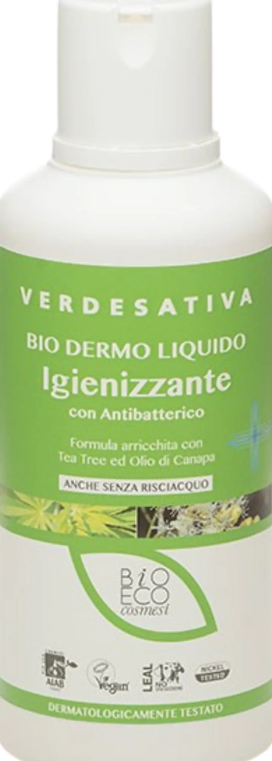 Biodermoliquido Igienizzante con Antibatterico, 500 ml