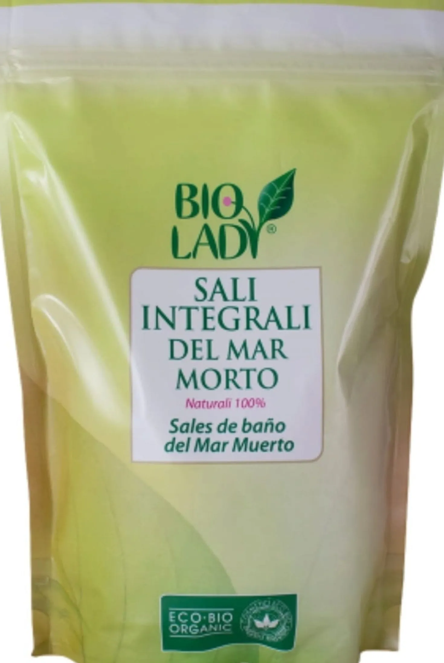 Bio Lady Sali Integrali Del Mar Morto, 650 g