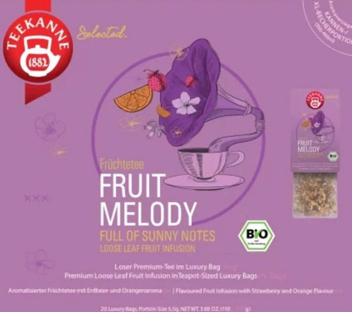 Bio Luxury Bag - Fruit Melody, 20 bustine (110 g)