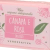 Bio Sapone Canapa e Rosa, 100 g