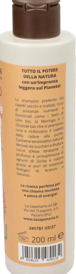 BIO Shampoo Girasole & Arancio Dolce, 200 ml