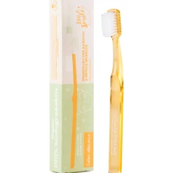 Bio&Smile - Spazzolino in Fibra Vegetale per Bambini, verde