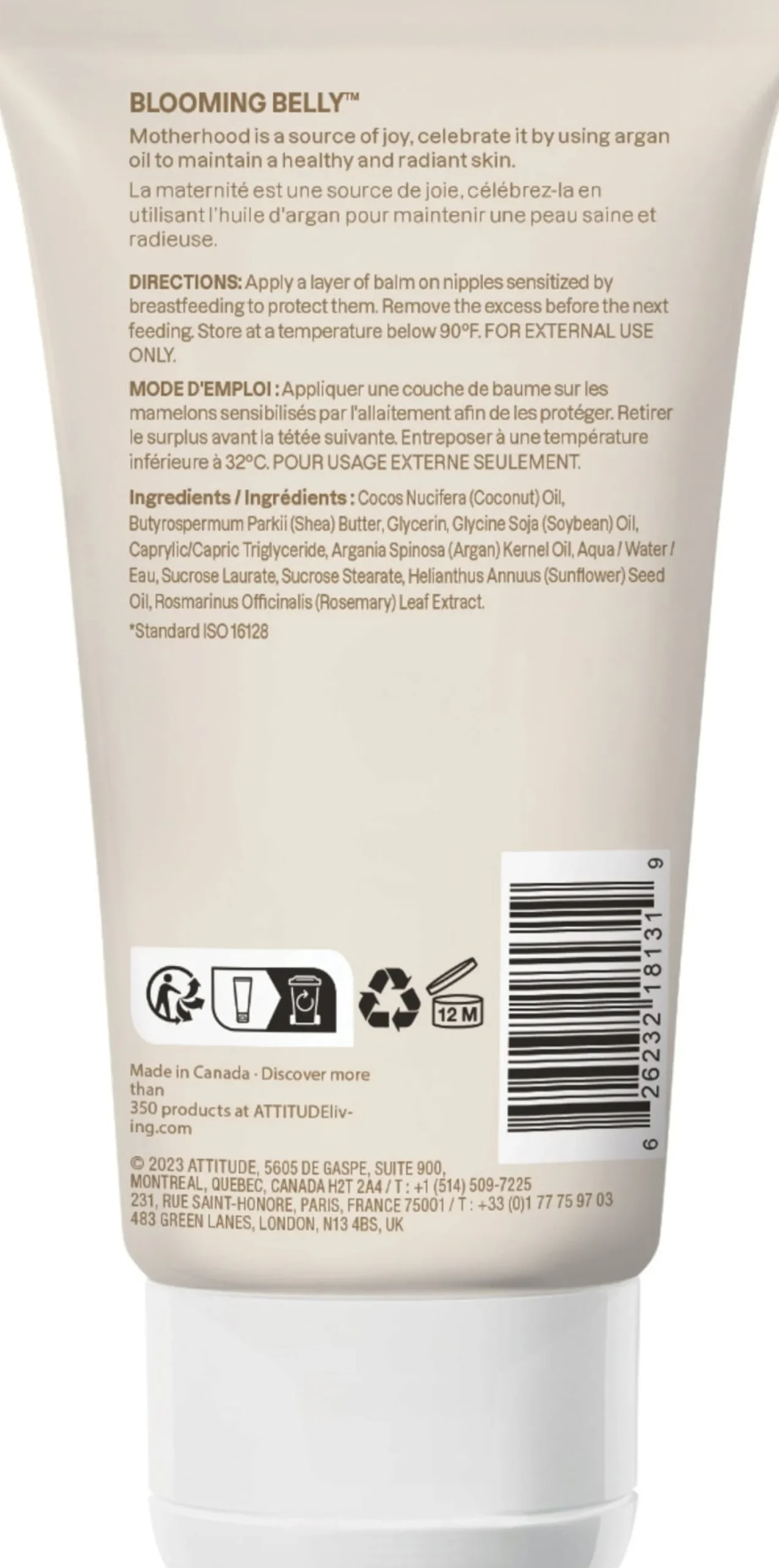 Blooming Belly Natural Nursing Balm Argan, 150 ml