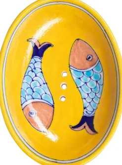 Blue Pottery - Portasapone Fish