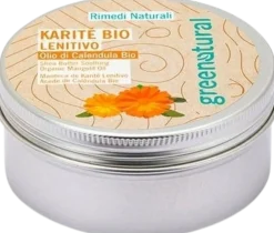 Burro di Karitè Bio con Olio di Calendula Bio Lenitivo, 100 ml